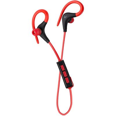 Red race in-ear bluetooth sports headphones